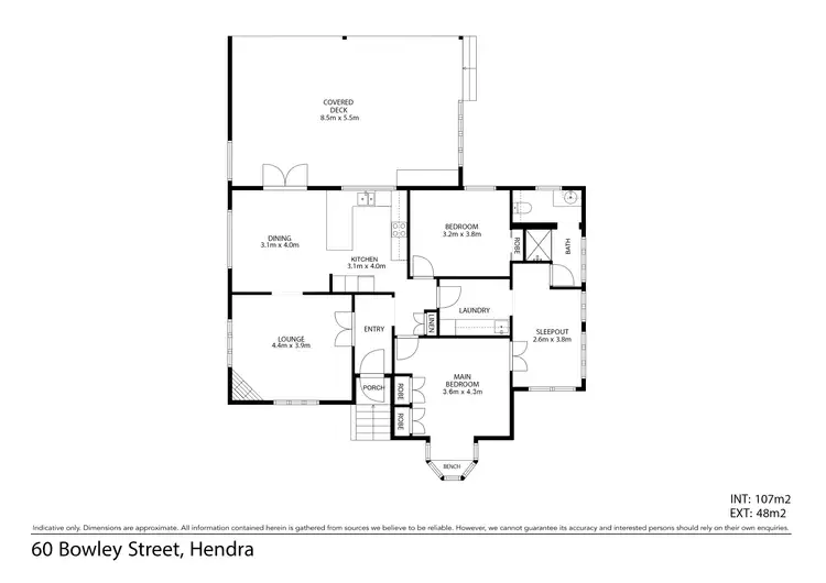 Floorplan of Homely house listing, 60 Bowley Street, Hendra QLD 4011