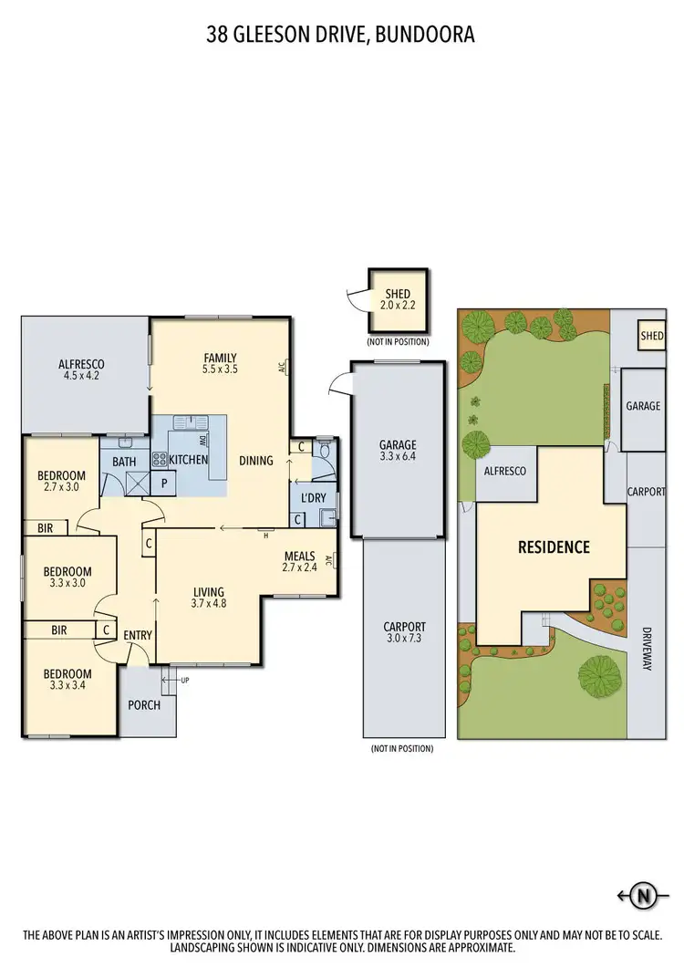 Floorplan of Homely house listing, 38 Gleeson Drive, Bundoora VIC 3083