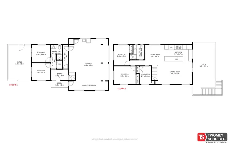 Floorplan of Homely house listing, 21 Barellan Close, Caravonica QLD 4878