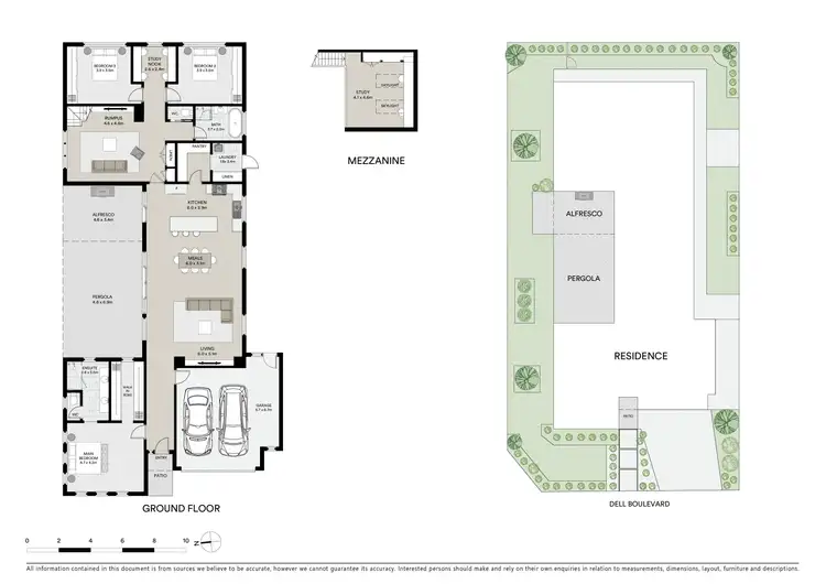 Floorplan of Homely house listing, 12 Dell Boulevard, Fyansford VIC 3218