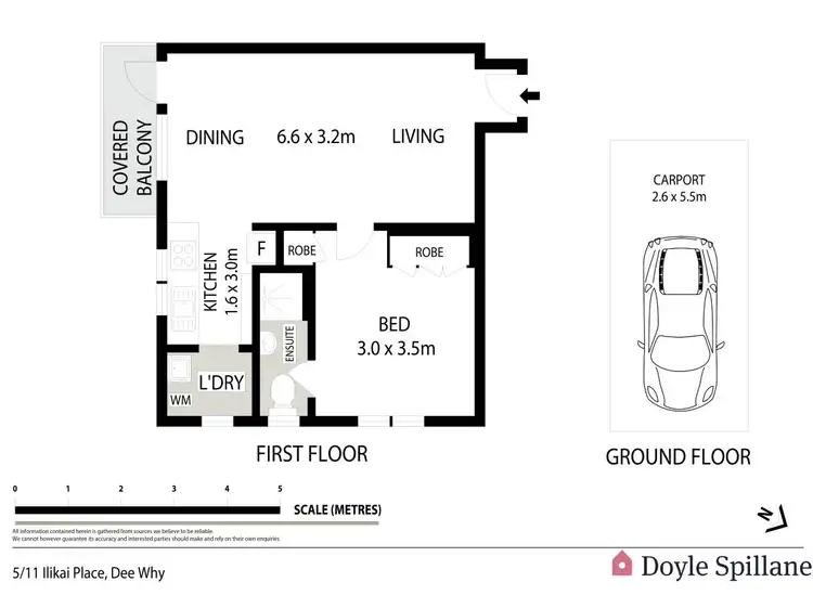 Floorplan of Homely apartment listing, 5/11 Ilikai Place, Dee Why NSW 2099