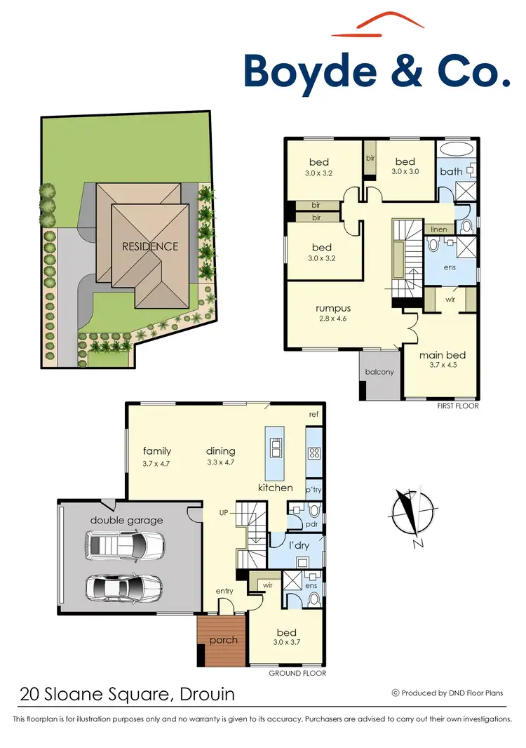 Floorplan of Homely house listing, 20 Sloane Square, Drouin VIC 3818
