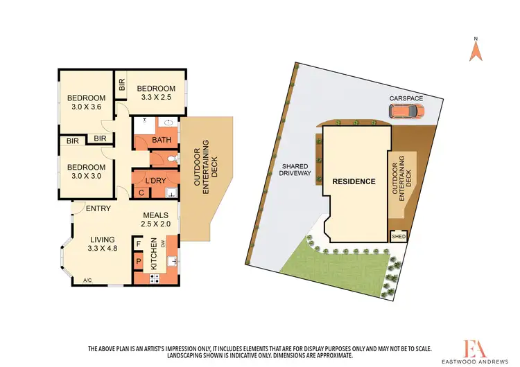 Floorplan of Homely townhouse listing, 1/19 Stephenson Street, Lara VIC 3212