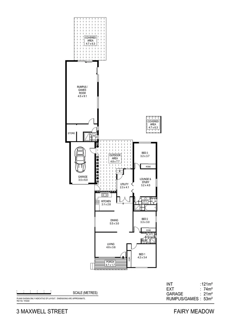 Floorplan of Homely house listing, 3 Maxwell Street, Fairy Meadow NSW 2519