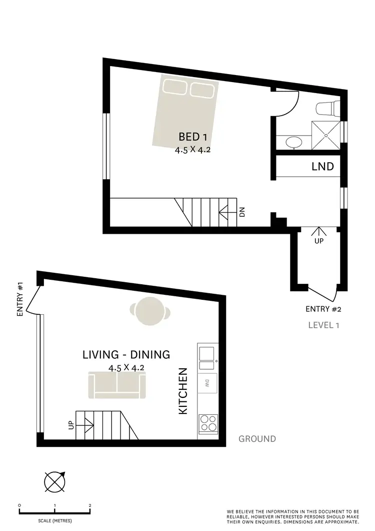 Floorplan of Homely apartment listing, 23/3A Farrell Avenue, Darlinghurst NSW 2010