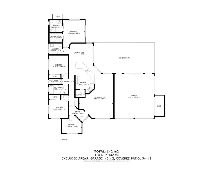 Floorplan of Homely house listing, 4 Daintree Close, Mount Sheridan QLD 4868