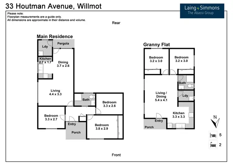 Floorplan of Homely house listing, 33 & 33A Houtman Avenue, Willmot NSW 2770