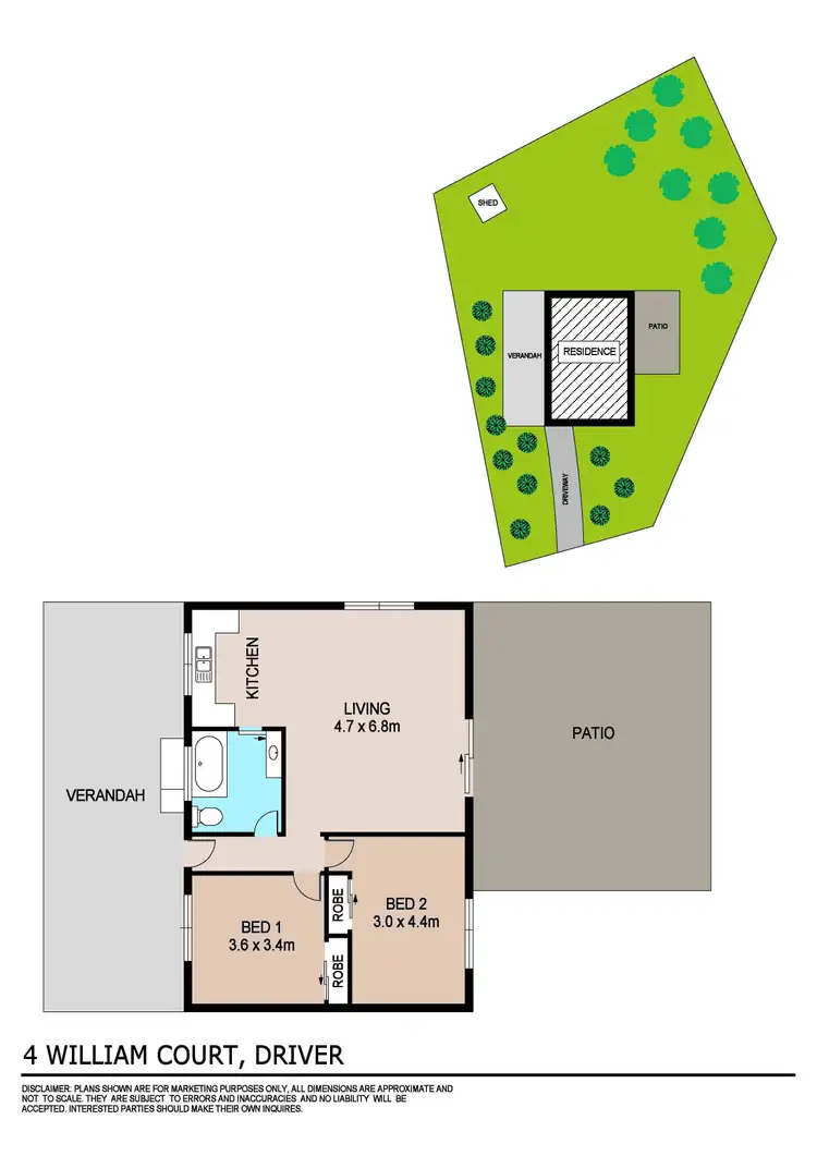 Floorplan of Homely house listing, 4 William Court, Driver NT 830
