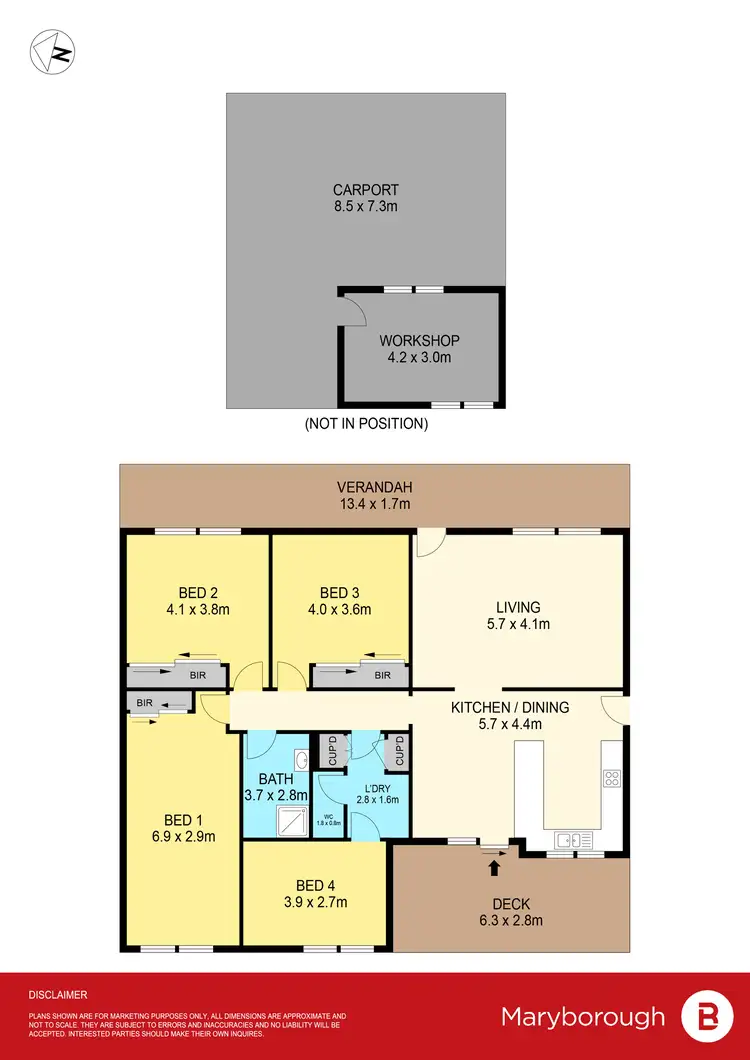 Floorplan of Homely house listing, 2 Mountain View Street, Avoca VIC 3467