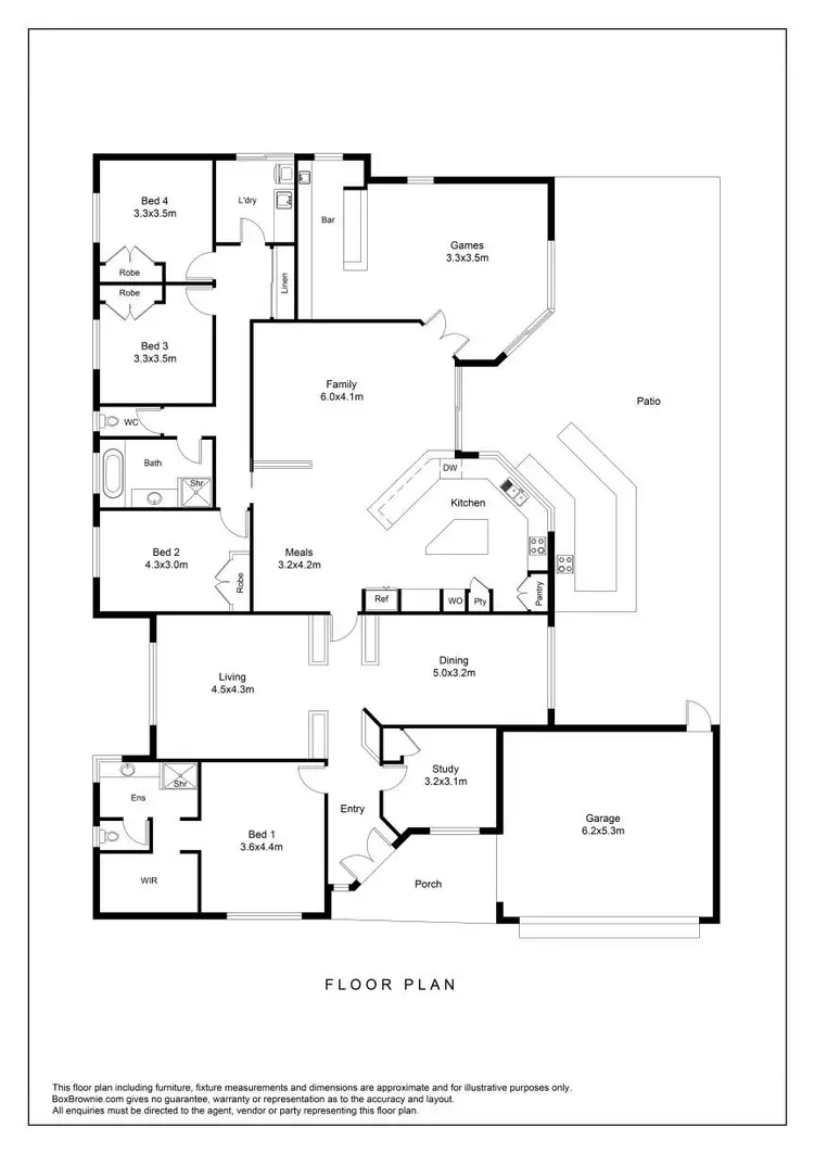 Floorplan of Homely house listing, 26 Templetonia Retreat, Canning Vale WA 6155