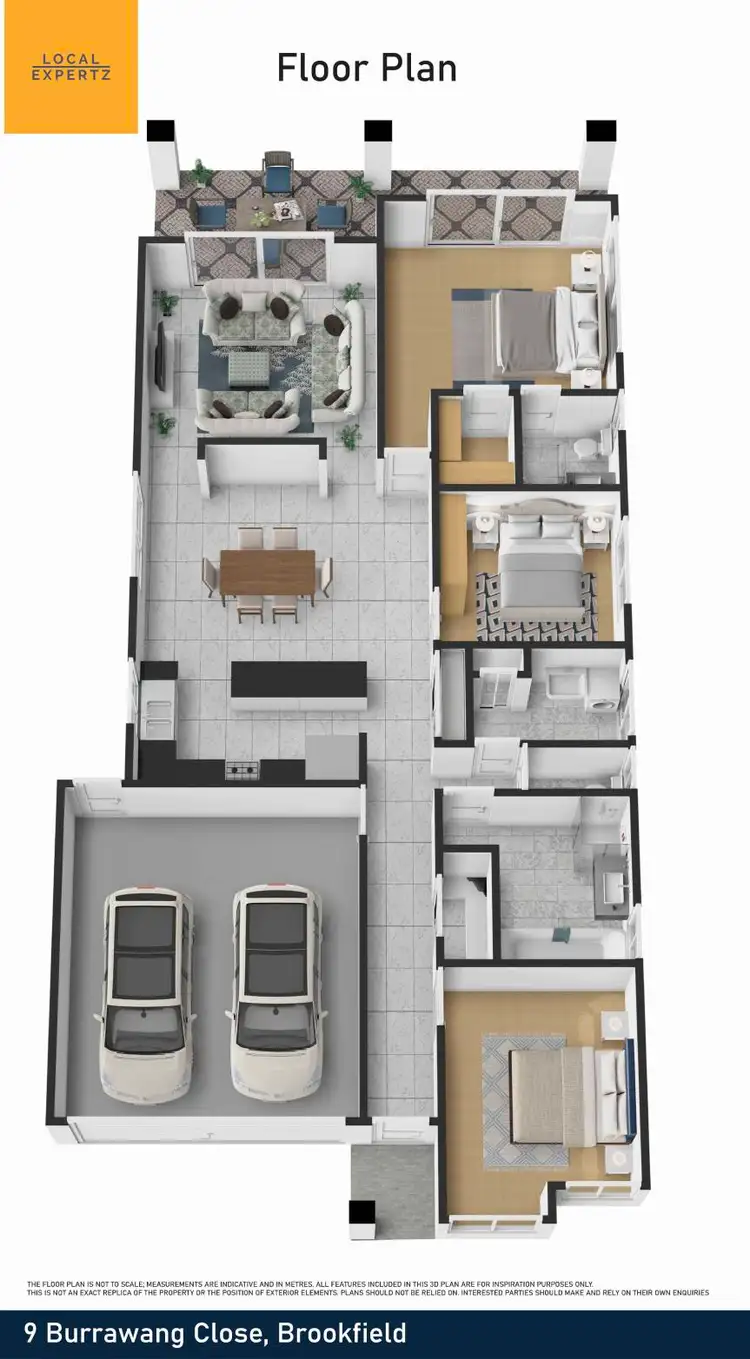 Floorplan of Homely house listing, 9 Burrawang Close, Brookfield VIC 3338