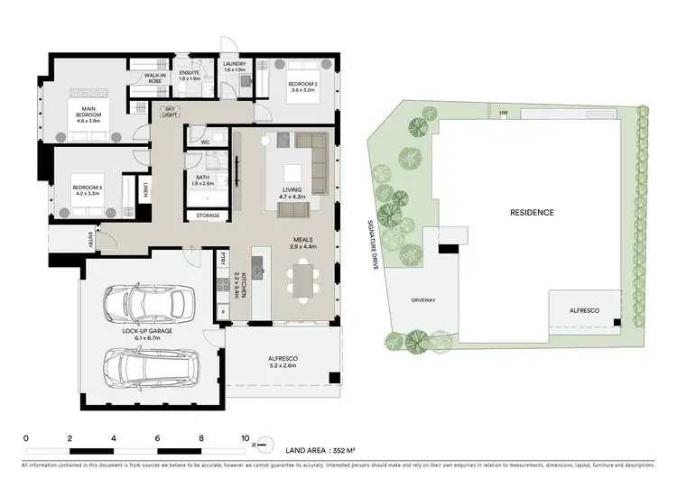 Floorplan of Homely house listing, 46 Signature Drive, Alfredton VIC 3350