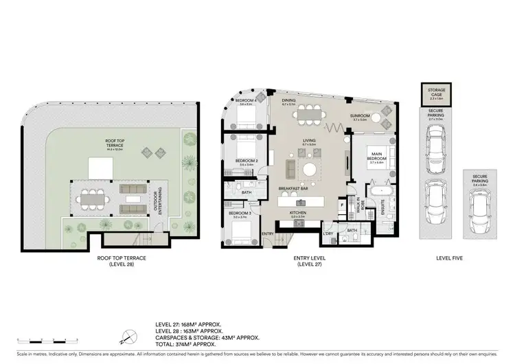 Floorplan of Homely apartment listing, 2703/11 Wentworth Place, Wentworth Point NSW 2127