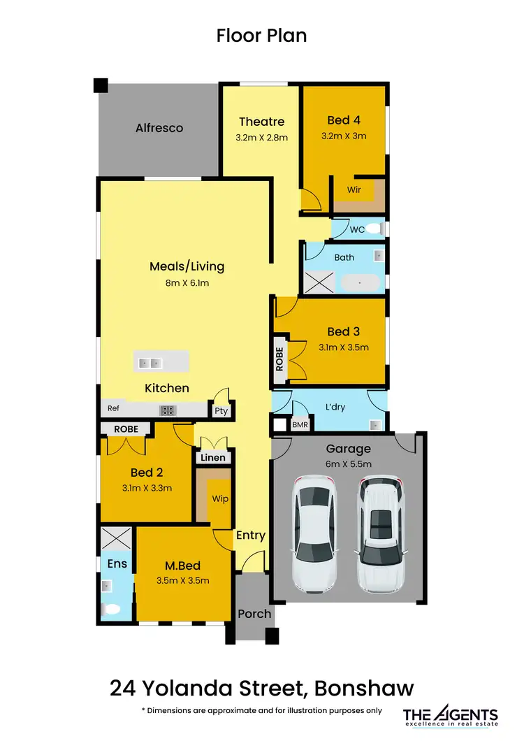 Floorplan of Homely house listing, 24 Yolanda Street, Bonshaw VIC 3352