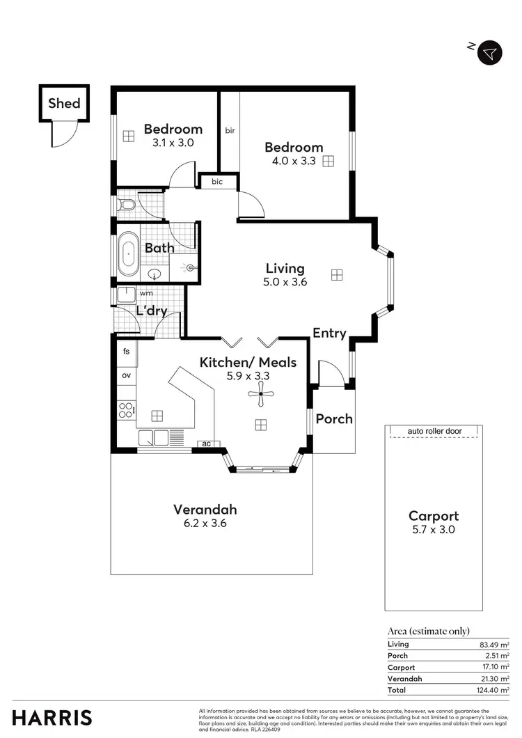 Floorplan of Homely unit listing, 8/1 Perkins Court, Magill SA 5072