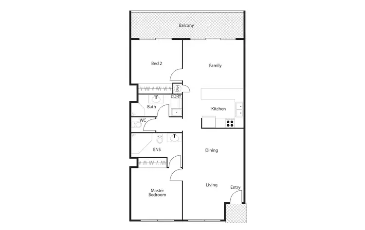 Floorplan of Homely apartment listing, 4/14 Boolee Street, Reid ACT 2612