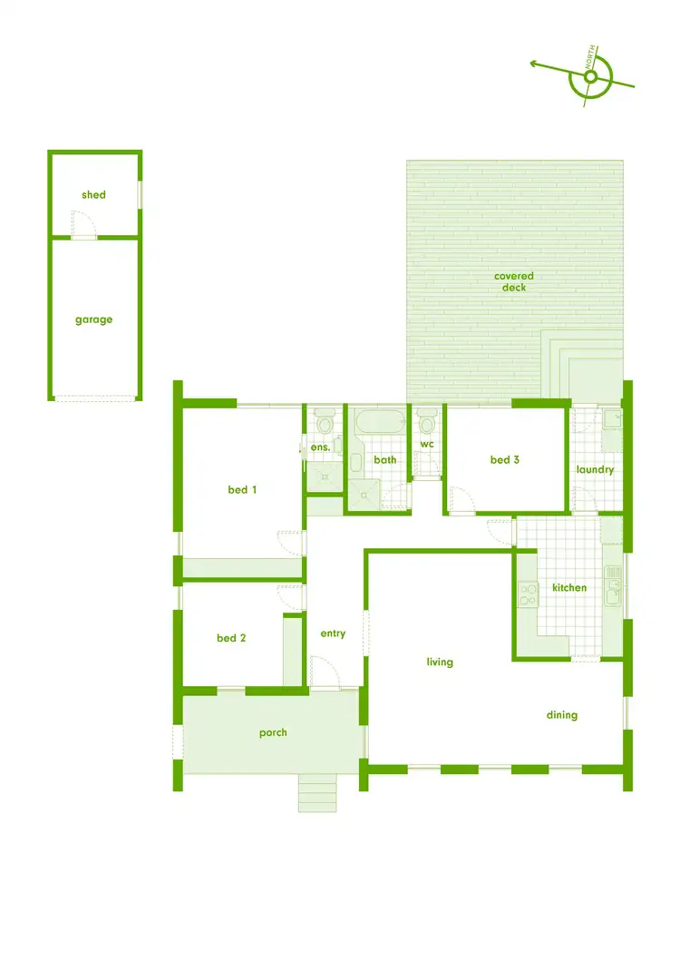 Floorplan of Homely house listing, 61 O'Halloran Circuit, Kambah ACT 2902
