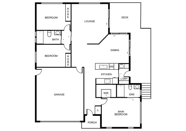 Floorplan of Homely townhouse listing, 2/5 Sidaway Street, Chapman ACT 2611