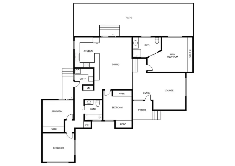 Floorplan of Homely house listing, 5 Melia Place, Rivett ACT 2611