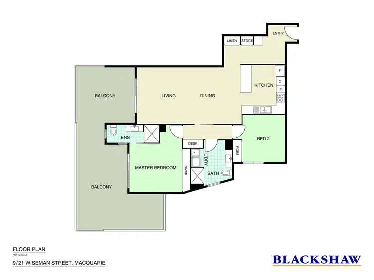 Floorplan of Homely apartment listing, 9/21 Wiseman Street, Macquarie ACT 2614