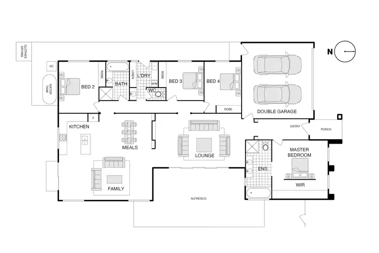 Floorplan of Homely house listing, 42 Ada Baker Street, Forde ACT 2914