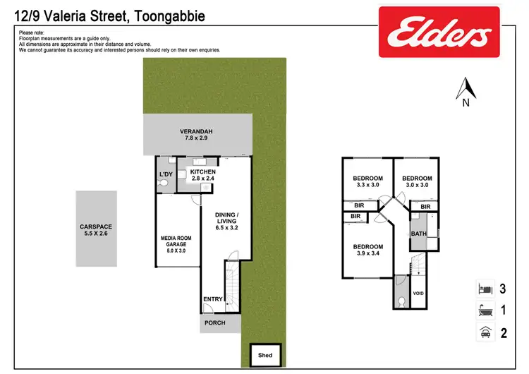Floorplan of Homely townhouse listing, 12/9-13 Valeria Street, Toongabbie NSW 2146
