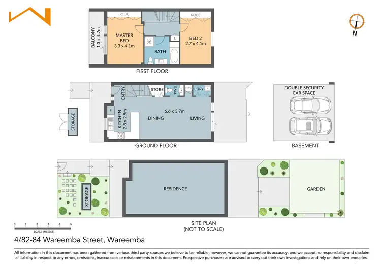 Floorplan of Homely townhouse listing, 4/82-84 Wareemba Street, Wareemba NSW 2046