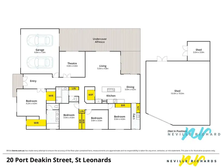 Floorplan of Homely house listing, 20 Port Deakin Street, St Leonards VIC 3223