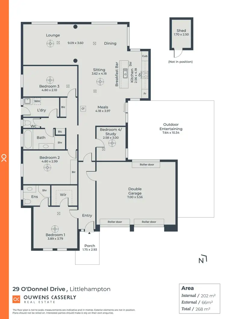 Floorplan of Homely house listing, 29 O'Donnell Drive, Littlehampton SA 5250