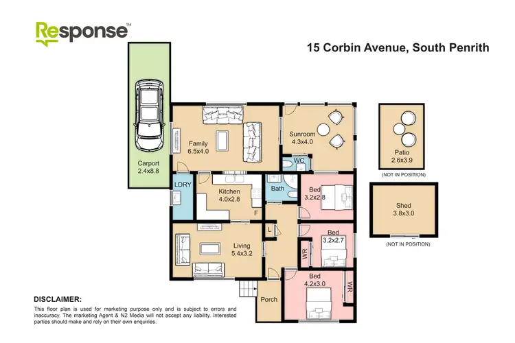 Floorplan of Homely house listing, 15 Corbin Avenue, South Penrith NSW 2750