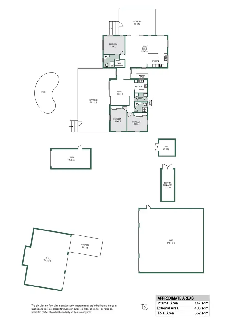 Floorplan of Homely house listing, 11 Jacqueline Drive, Pacific Haven QLD 4659