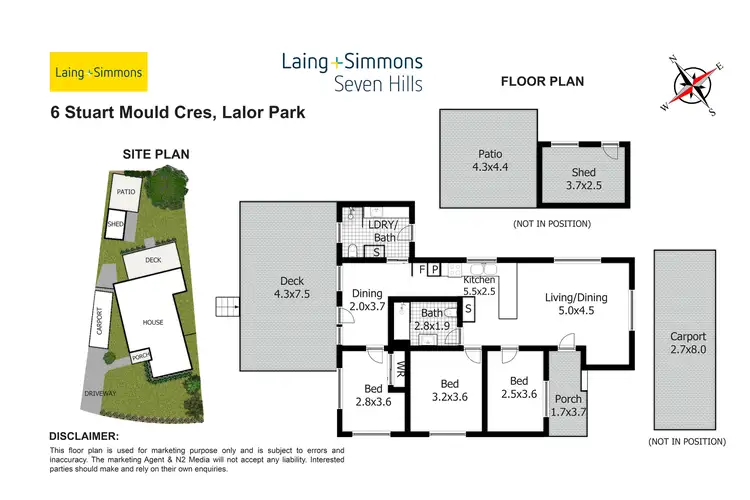 Floorplan of Homely house listing, 6 Stuart Mould Crescent, Lalor Park NSW 2147