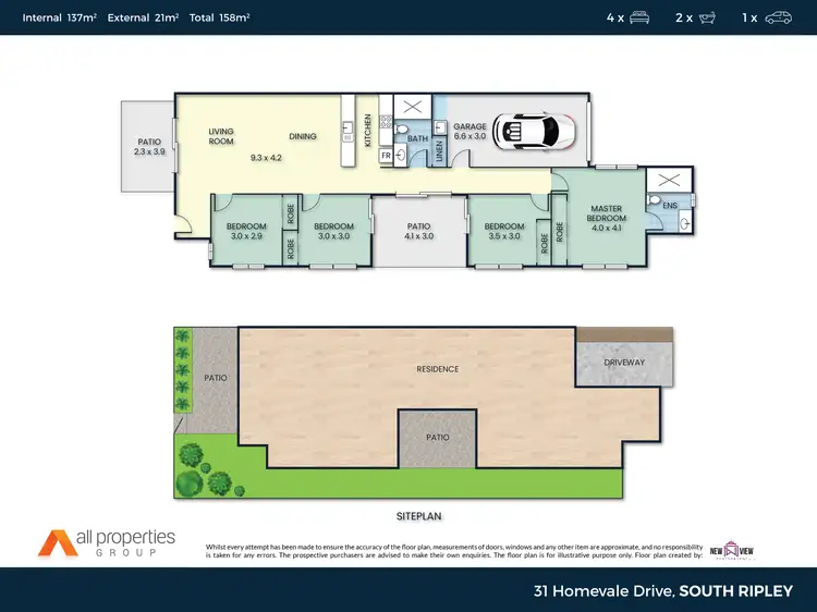 Floorplan of Homely house listing, 31 Homevale Drive, South Ripley QLD 4306