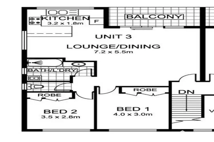 Floorplan of Homely unit listing, 4/21 Barooga Crescent, Mooloolaba QLD 4557