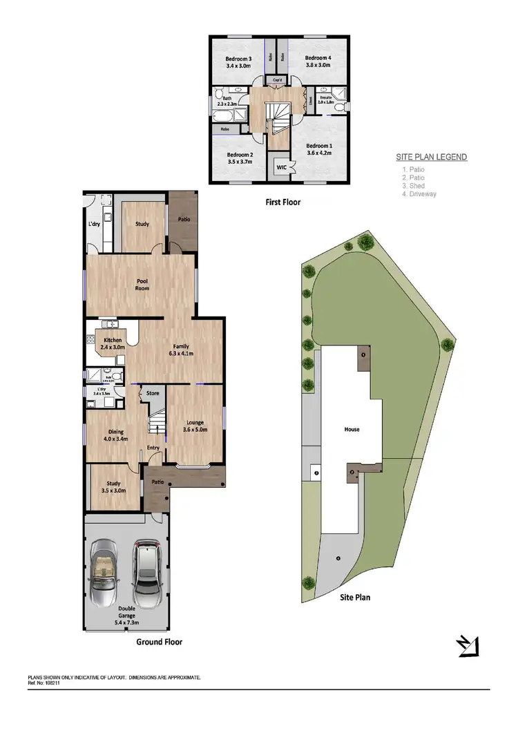 Floorplan of Homely house listing, 9 Hale Place, Palmerston ACT 2913