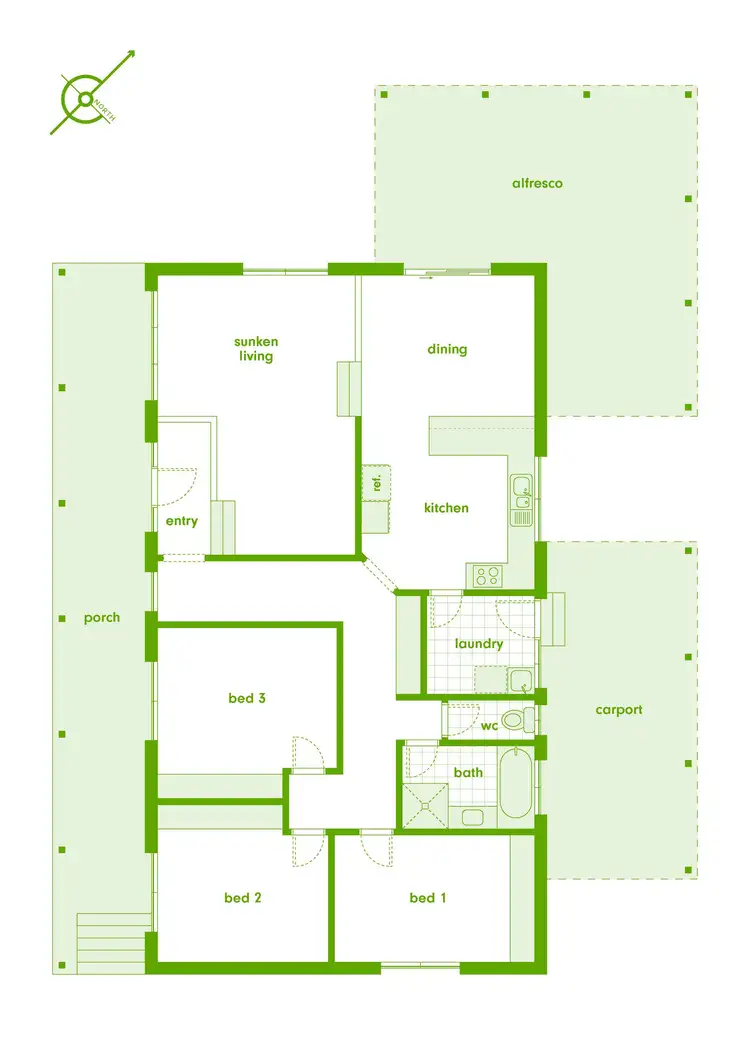 Floorplan of Homely house listing, 18 Armytage Circuit, Kambah ACT 2902
