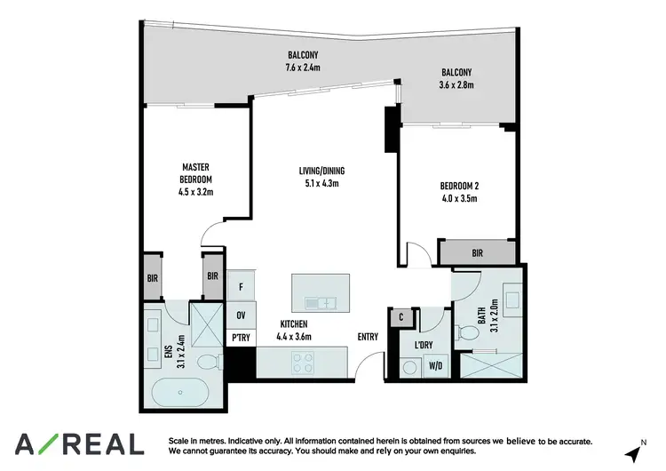 Floorplan of Homely apartment listing, 43M/9 Waterside Place, Docklands VIC 3008