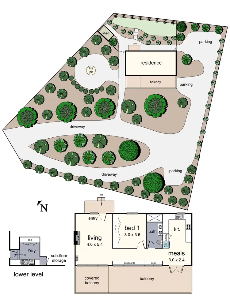 Floorplan of Homely house listing, 28 Johns Crescent, Mount Evelyn VIC 3796