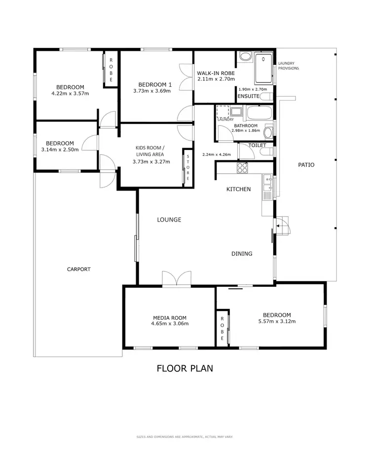 Floorplan of Homely house listing, 8 Duffy Street, Freshwater QLD 4870