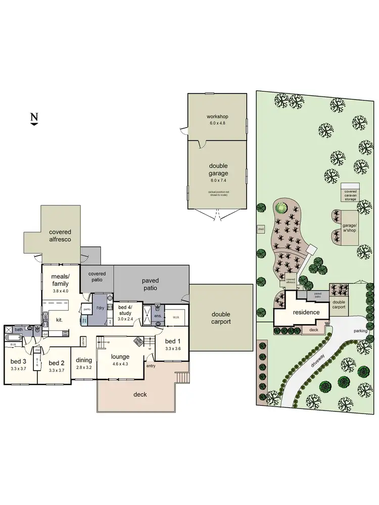 Floorplan of Homely house listing, 19-21 Junction Road, Mount Evelyn VIC 3796