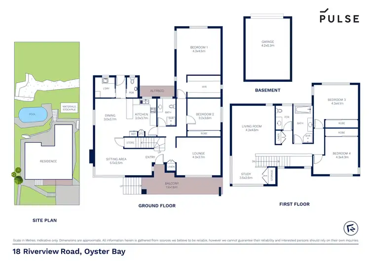 Floorplan of Homely house listing, 18 Riverview Road, Oyster Bay NSW 2225