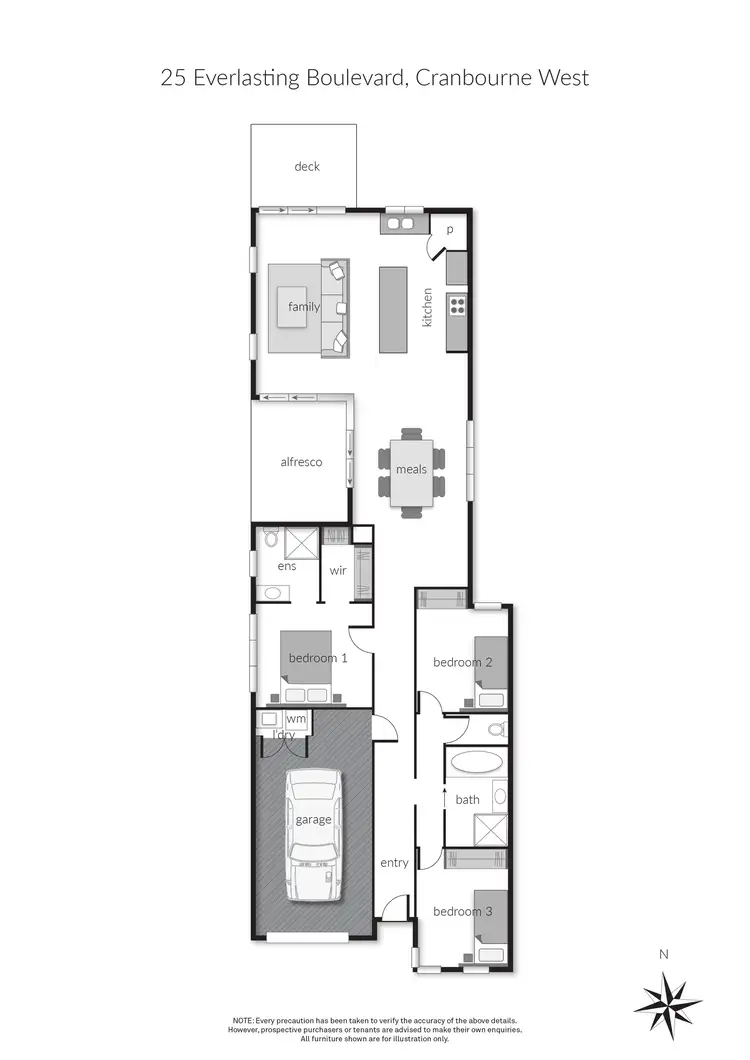 Floorplan of Homely house listing, 25 Everlasting Boulevard, Cranbourne West VIC 3977