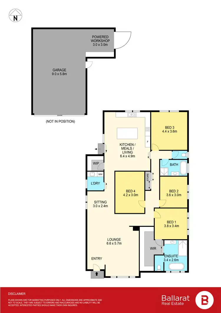 Floorplan of Homely house listing, 270 Vickers Street, Sebastopol VIC 3356