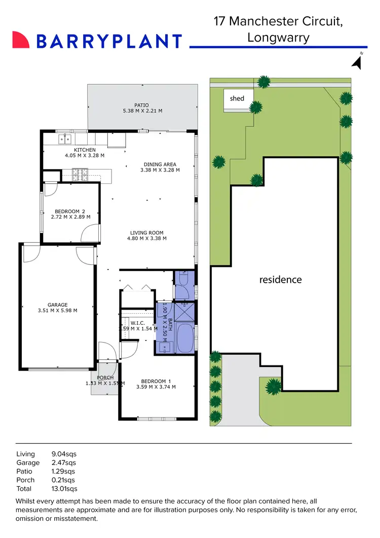 Floorplan of Homely house listing, 17 Manchester Circuit, Longwarry VIC 3816
