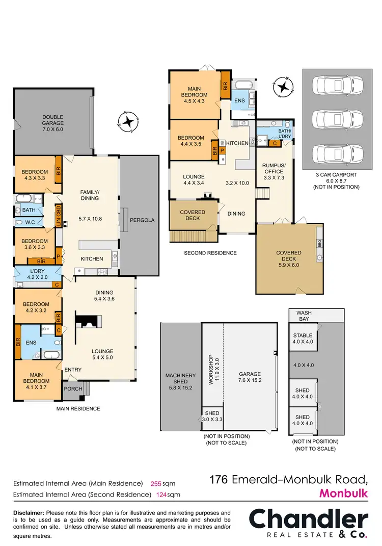 Floorplan of Homely house listing, 176 Emerald-Monbulk Road, Monbulk VIC 3793