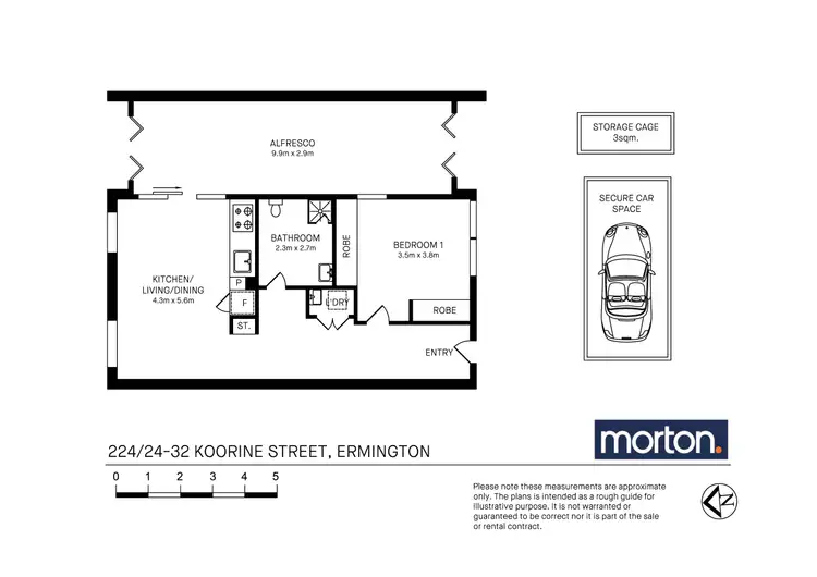 Floorplan of Homely apartment listing, 224/24-32 Koorine Street, Ermington NSW 2115