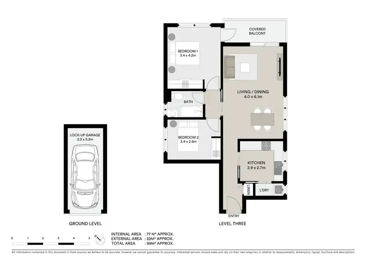 Floorplan of Homely apartment listing, 11/25 Hampden Avenue, Cremorne NSW 2090