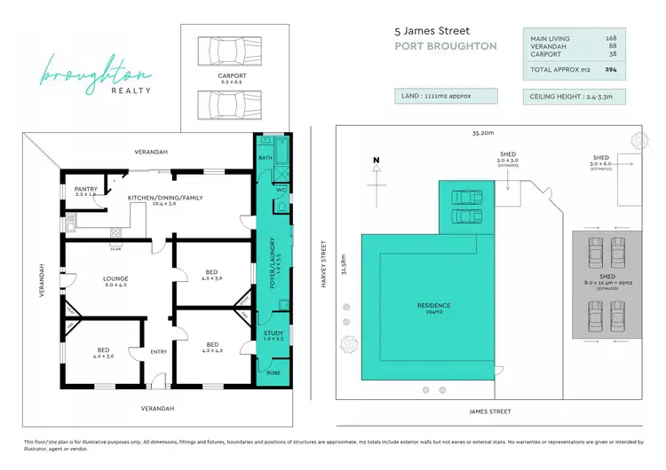 Floorplan of Homely house listing, 5 James Street, Port Broughton SA 5522