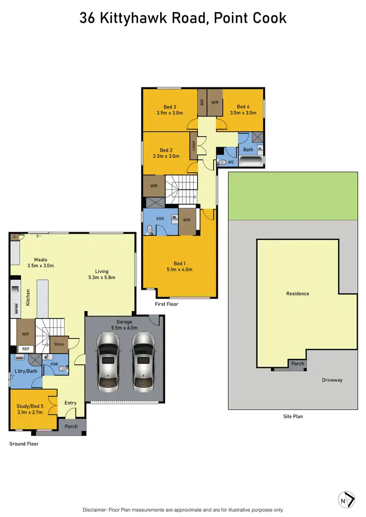 Floorplan of Homely house listing, 36 Kittyhawk Road, Point Cook VIC 3030