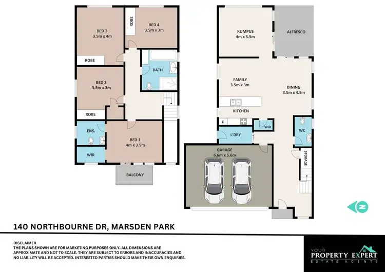 Floorplan of Homely house listing, 140 Northbourne Drive, Marsden Park NSW 2765